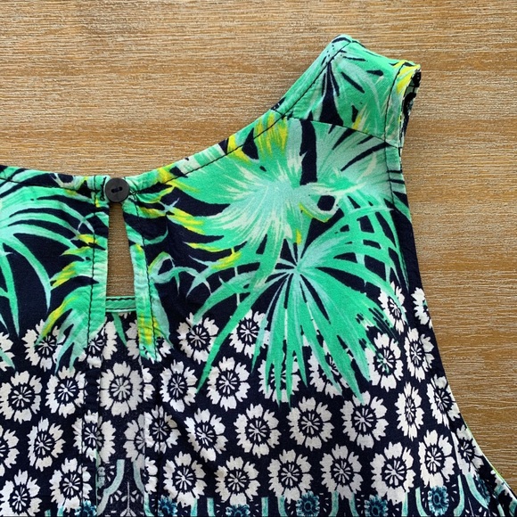 Old Navy Tropical Print Tank Top Size L - Picture 4 of 5